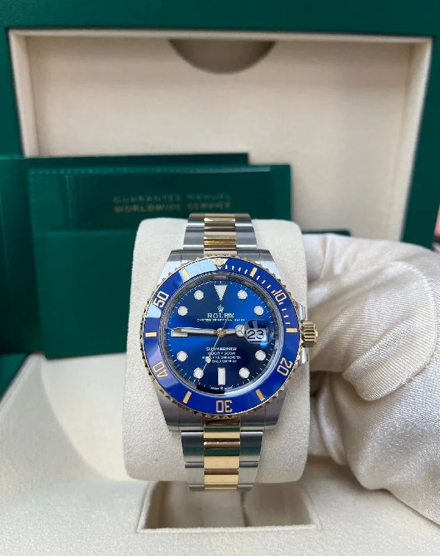 rolex-submariner-stainless-steel-gold-blue-dial-w-date-ref-116613-bk