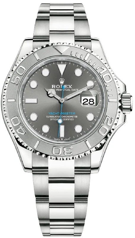 Rolex Yacht-Master 40mm Platinum & Stainless Steel - Dark Rhodium Dial (Ref# 126622)