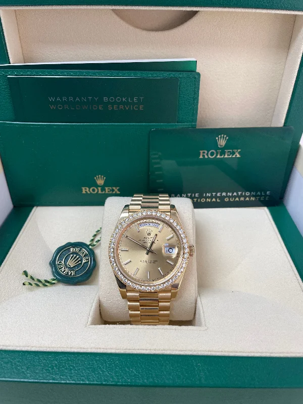 rolex-yellow-gold-day-date-40-watch-yellow-gold-bezel-champagne-index-dial-president-bracelet-ref-228348rbr