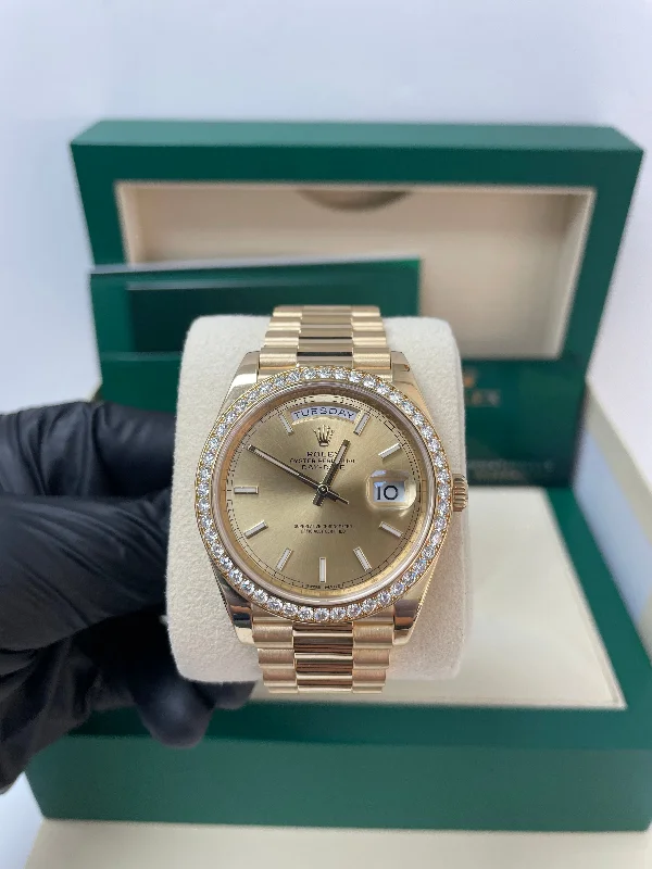 rolex-yellow-gold-day-date-40-watch-yellow-gold-bezel-champagne-index-dial-president-bracelet-ref-228348rbr